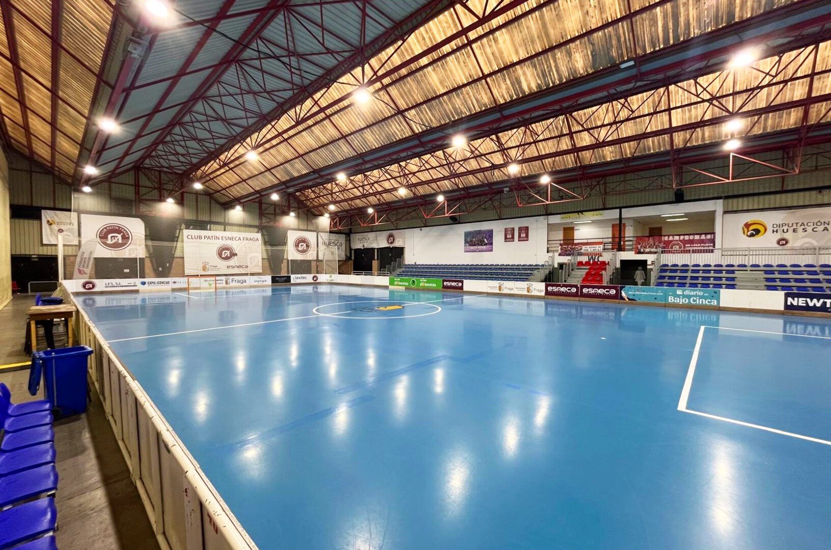 Sustitución luminarias Pabellón del Sotet Fraga