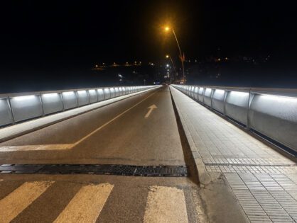 Nueva iluminación "Pont Petit" Fraga